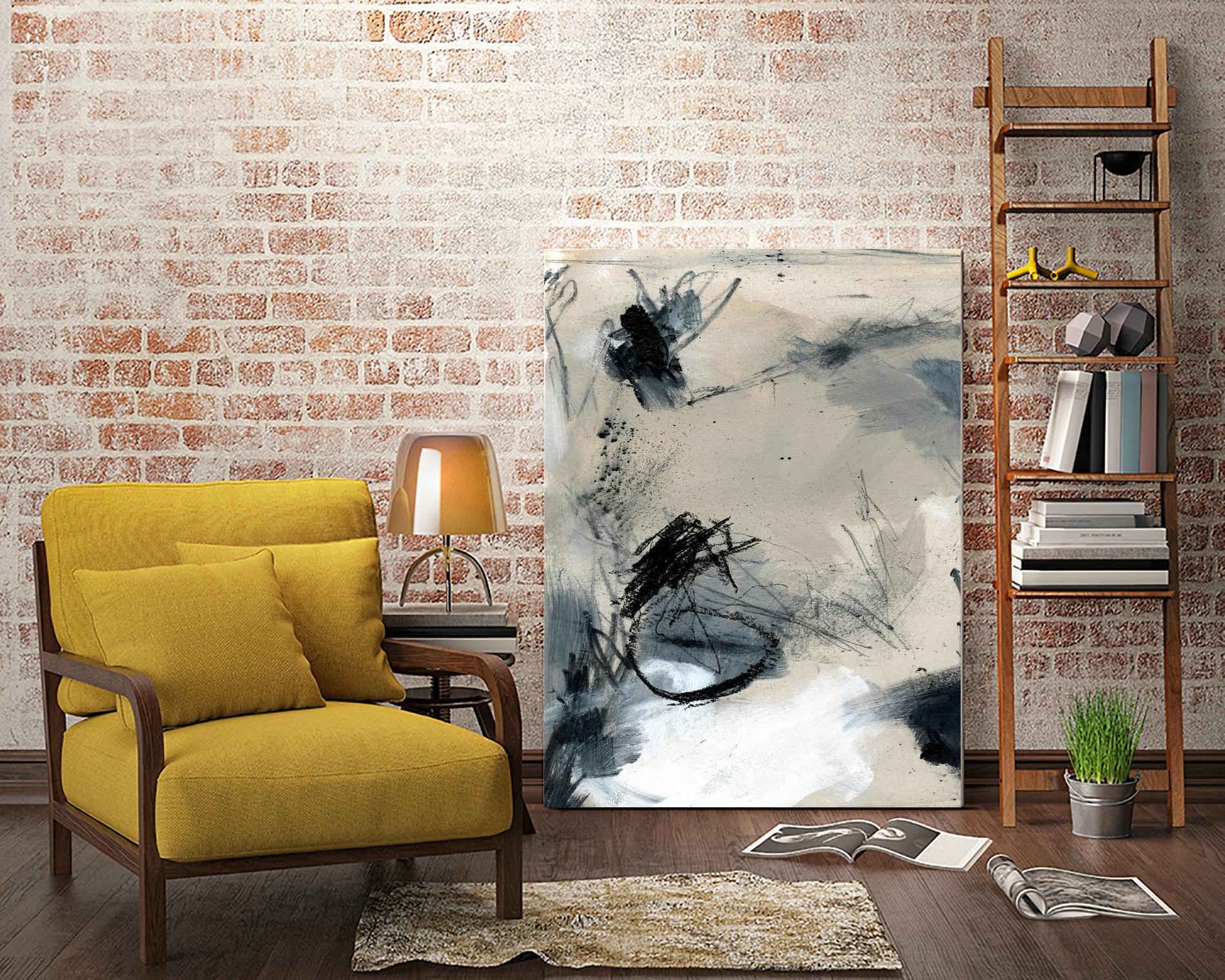 Scribble Abstract II by Jennifer Parker on GIANT ART - white abstract abstract