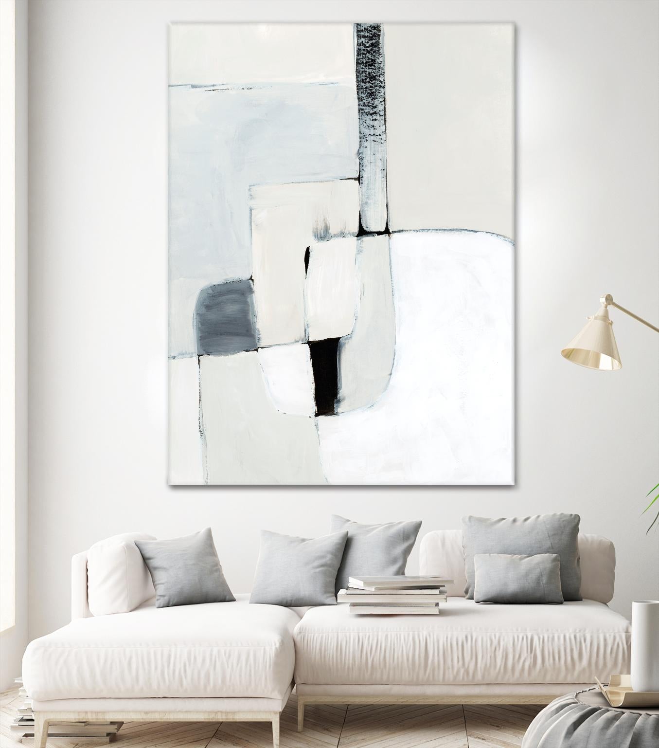 Soft Spoken I by Victoria Barnes on GIANT ART - beige abstract abstract