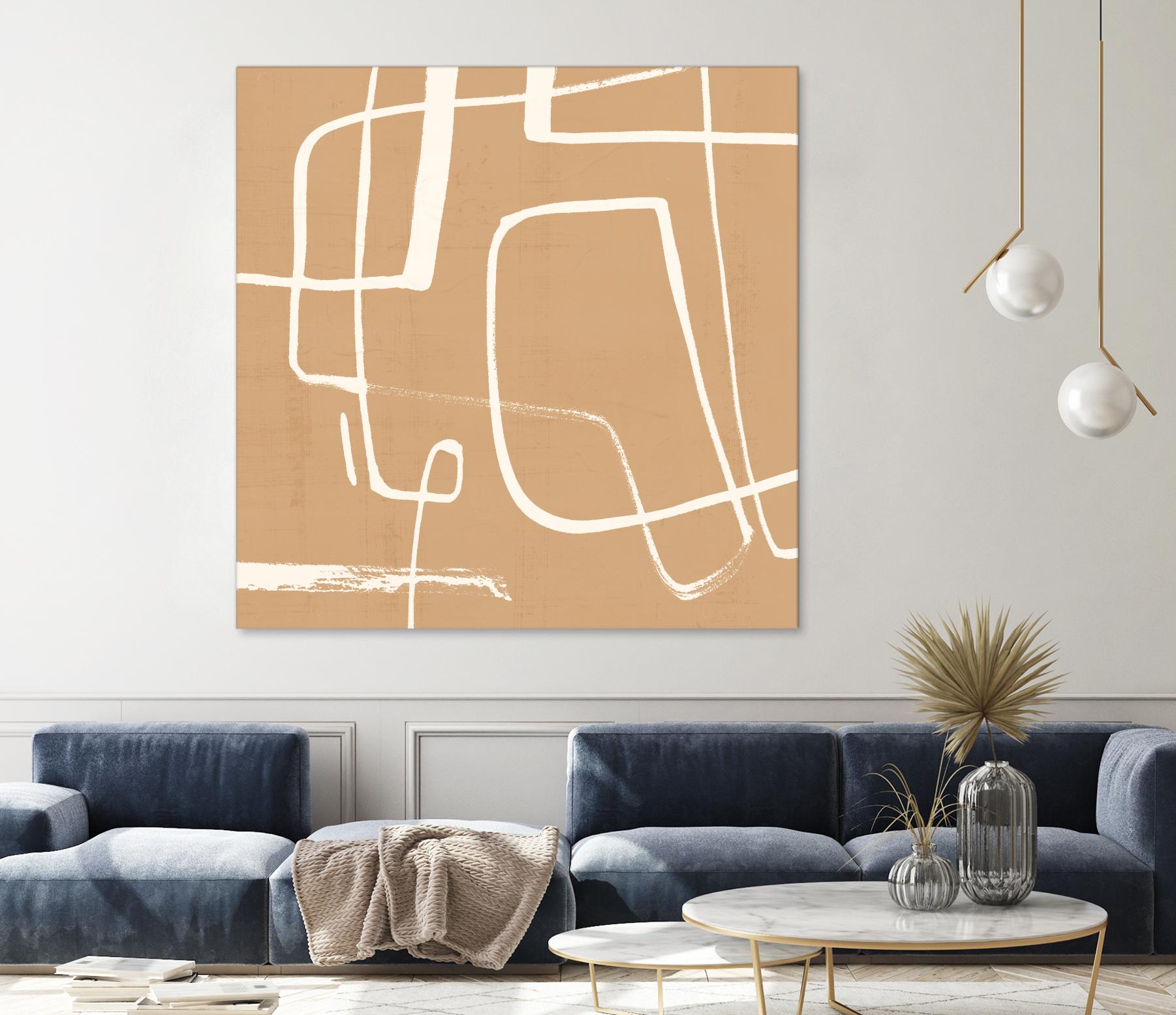 Wayfinder II by Victoria Barnes on GIANT ART - beige abstract abstract