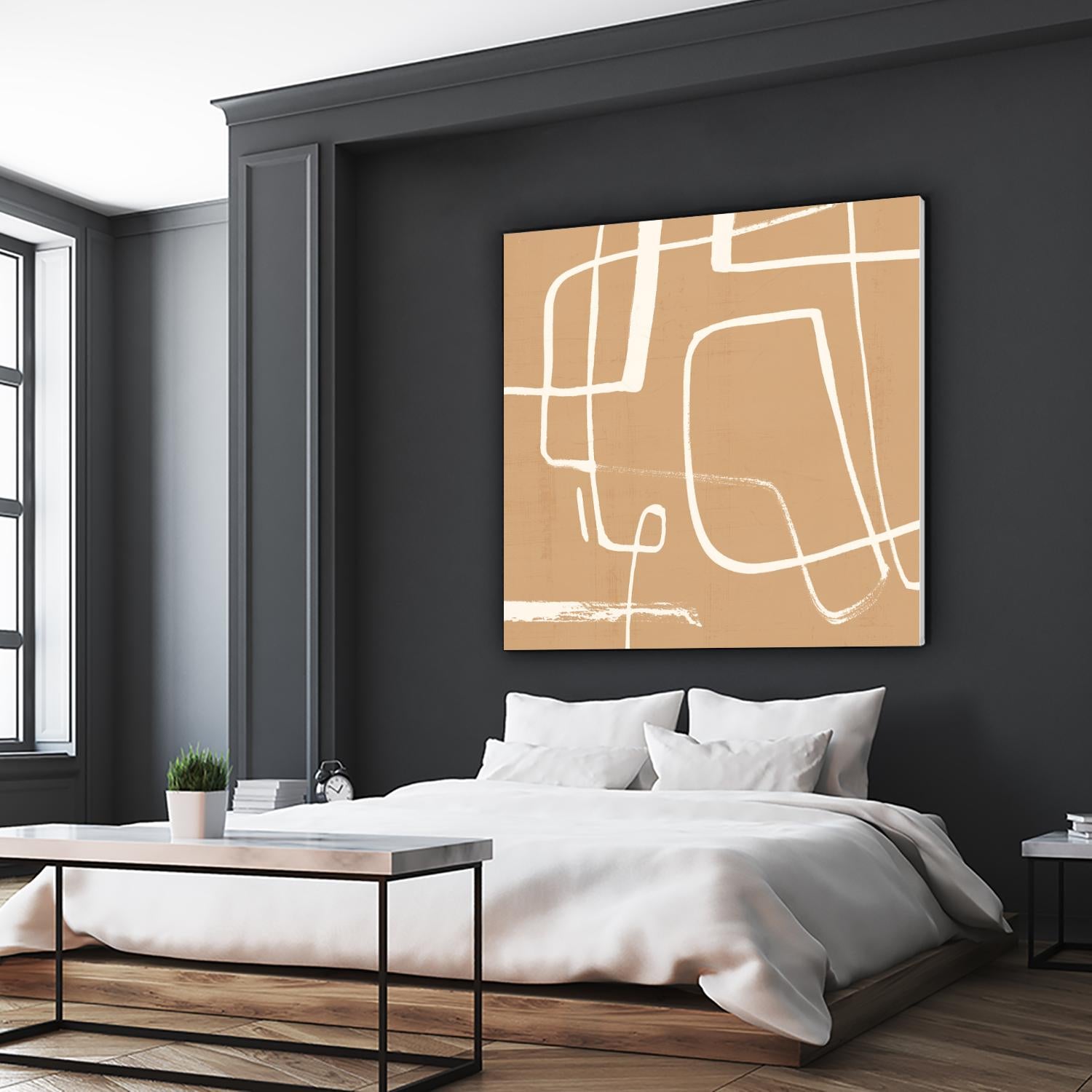 Wayfinder II by Victoria Barnes on GIANT ART - beige abstract abstract
