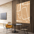 Wayfinder II by Victoria Barnes on GIANT ART - beige abstract abstract