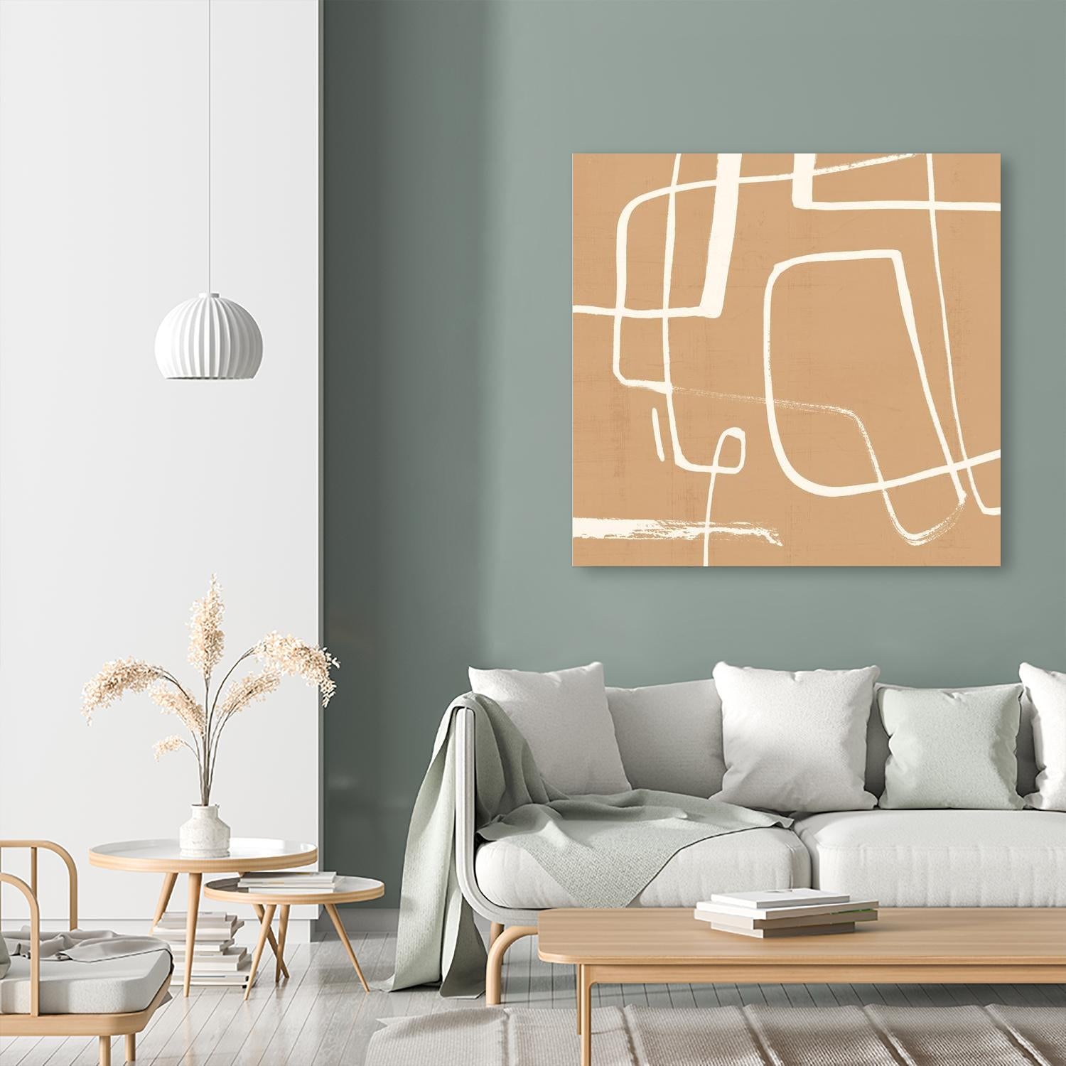 Wayfinder II by Victoria Barnes on GIANT ART - beige abstract abstract