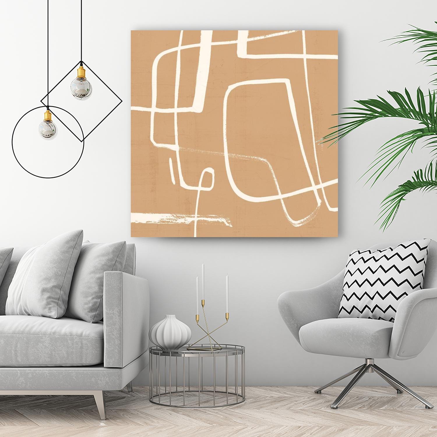 Wayfinder II by Victoria Barnes on GIANT ART - beige abstract abstract
