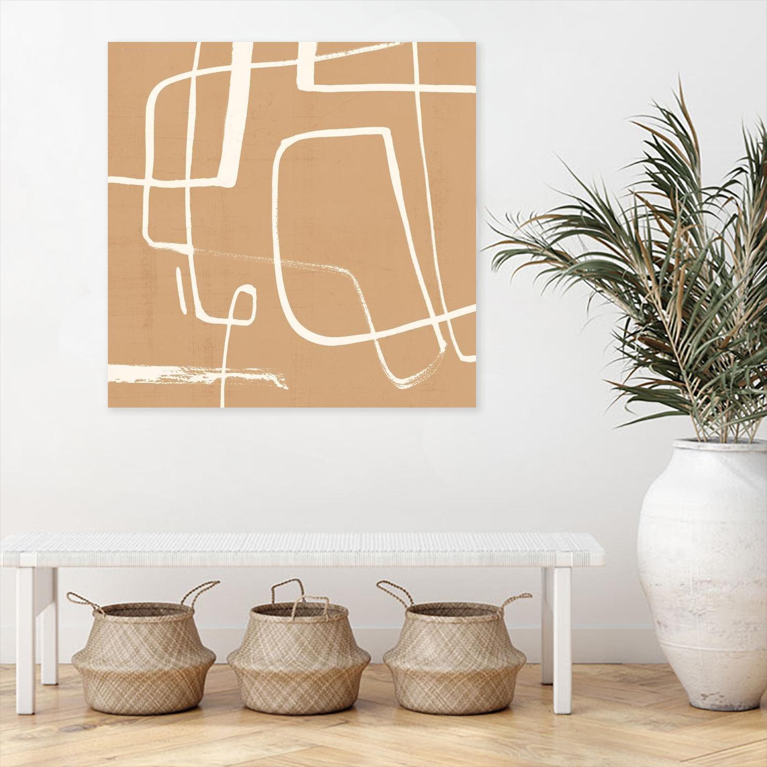 Wayfinder II by Victoria Barnes on GIANT ART - beige abstract abstract