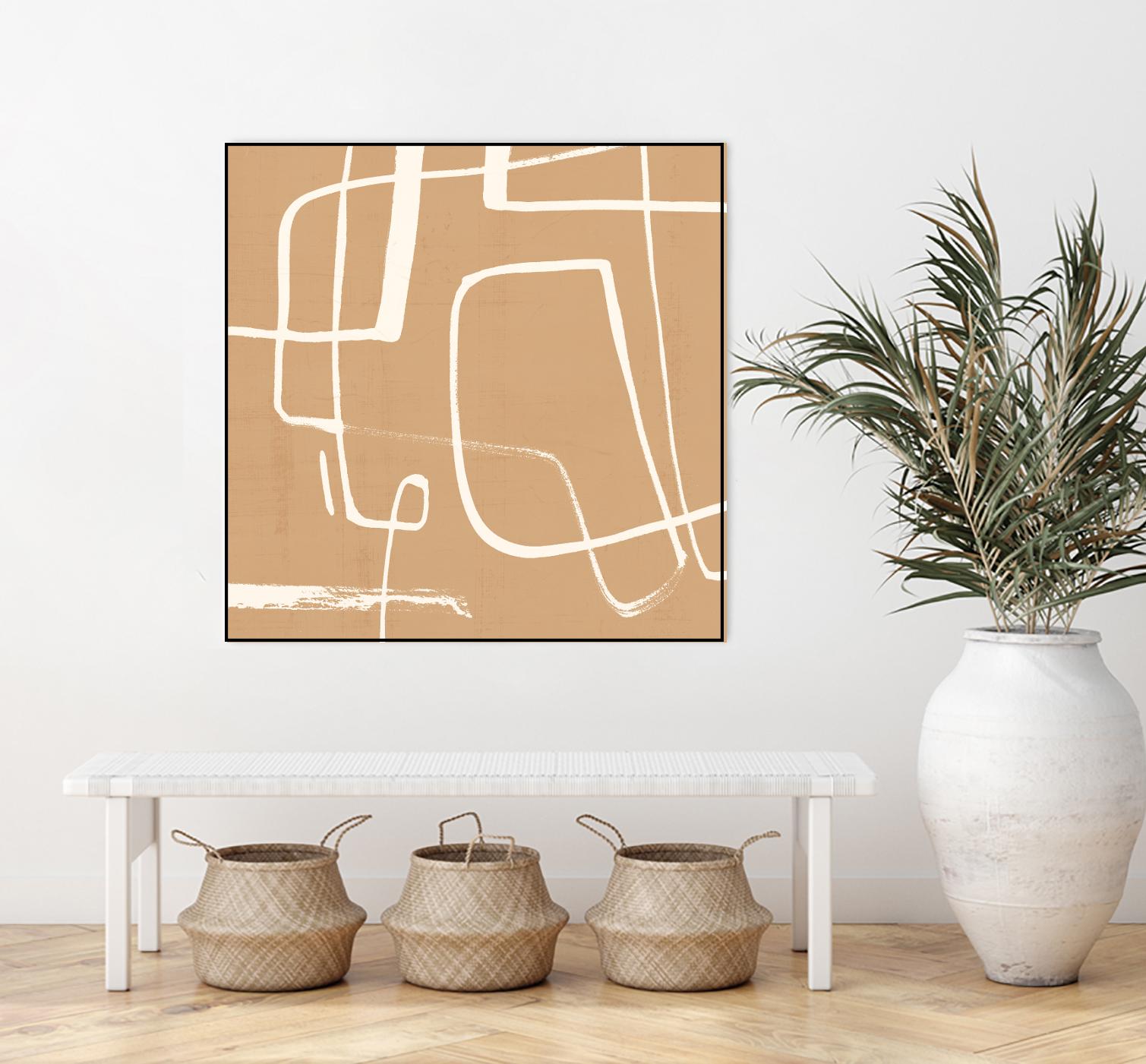 Wayfinder II by Victoria Barnes on GIANT ART - beige abstract abstract