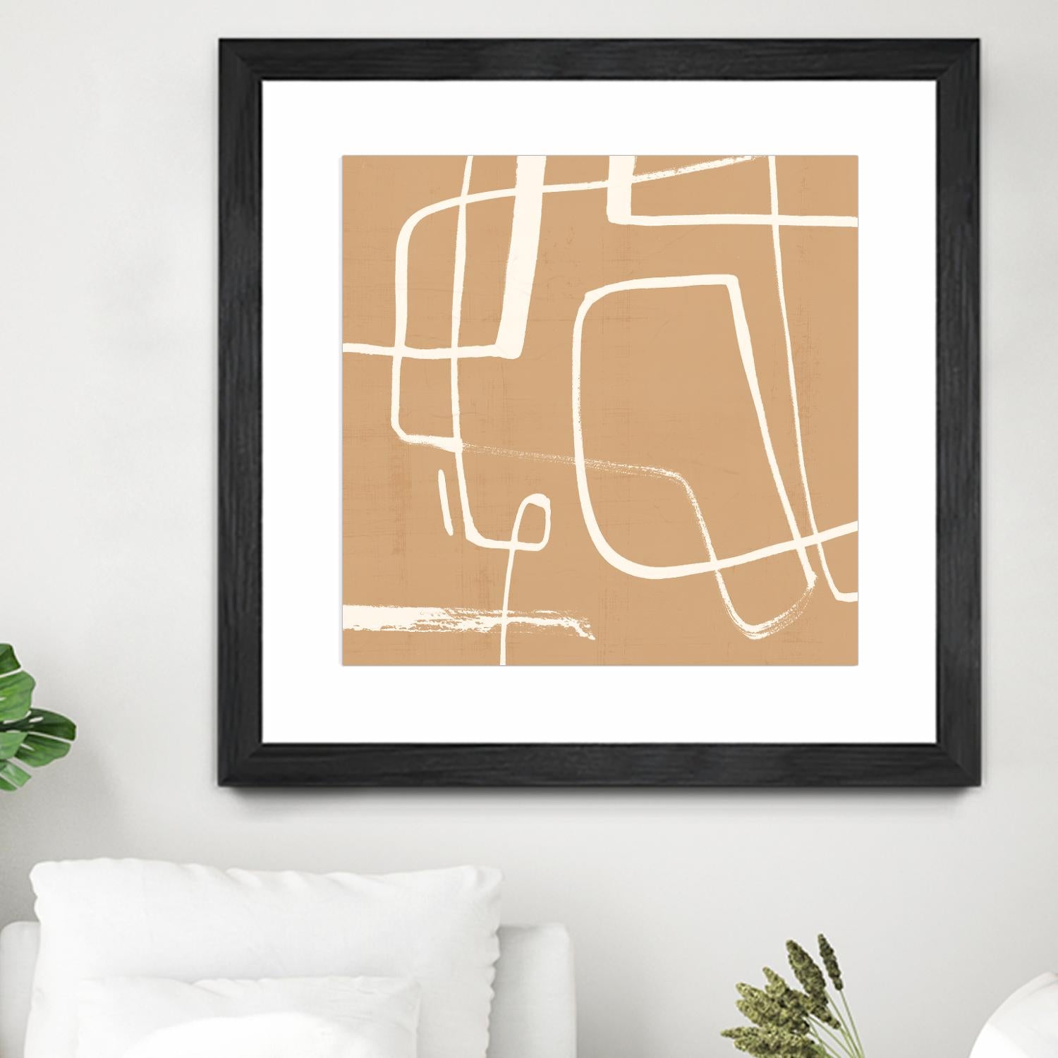 Wayfinder II by Victoria Barnes on GIANT ART - beige abstract abstract