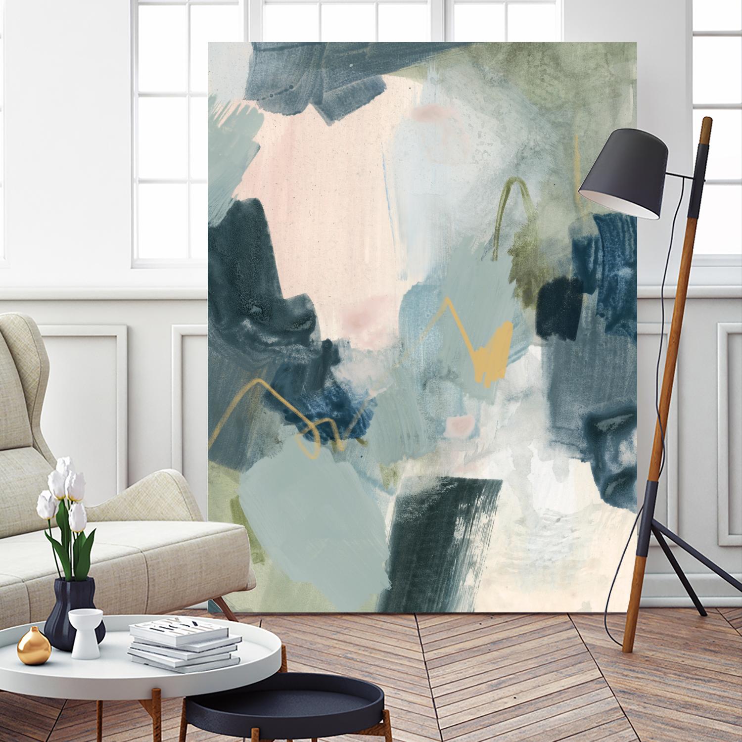 Lago II by Victoria Barnes on GIANT ART - gold abstract abstract 