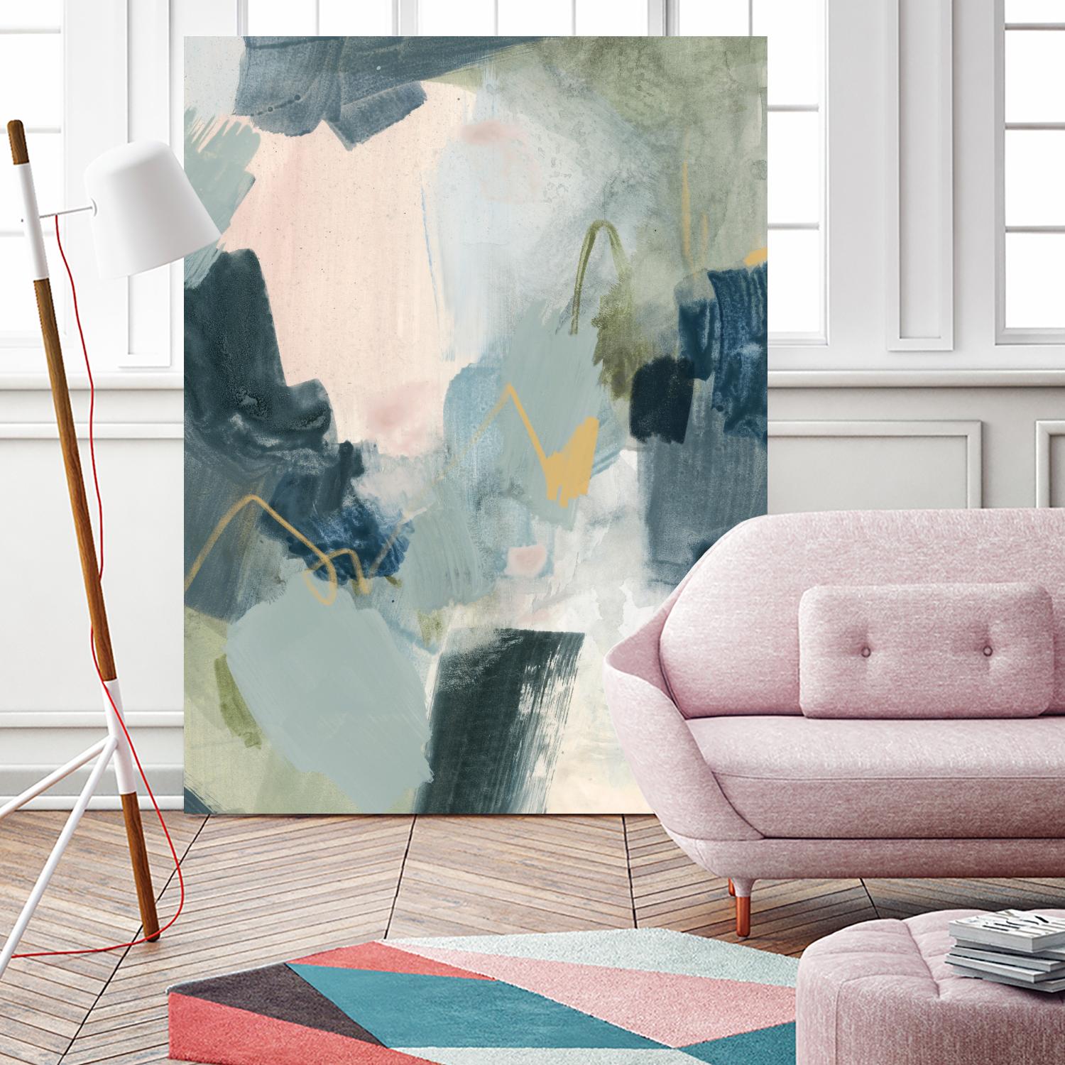 Lago II by Victoria Barnes on GIANT ART - gold abstract abstract 