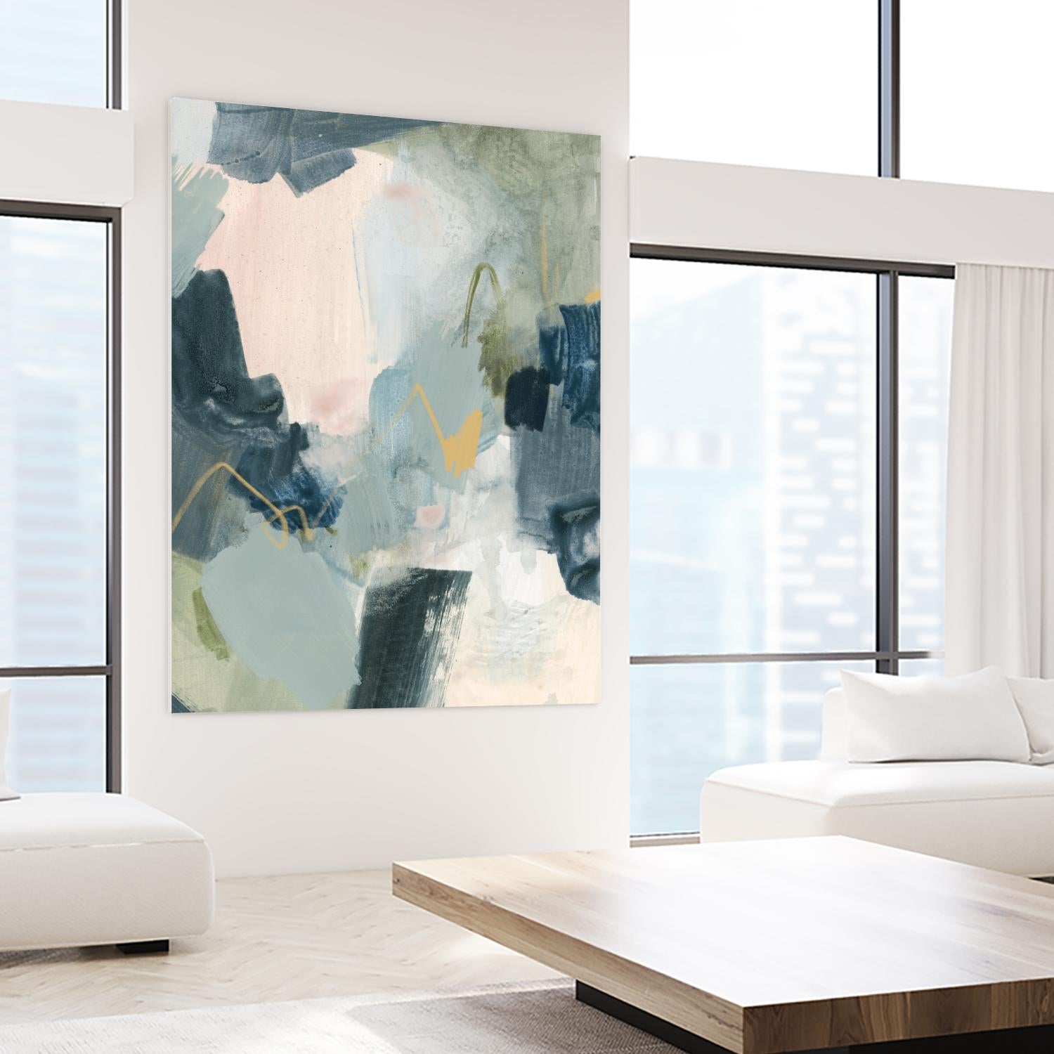 Lago II by Victoria Barnes on GIANT ART - gold abstract abstract 