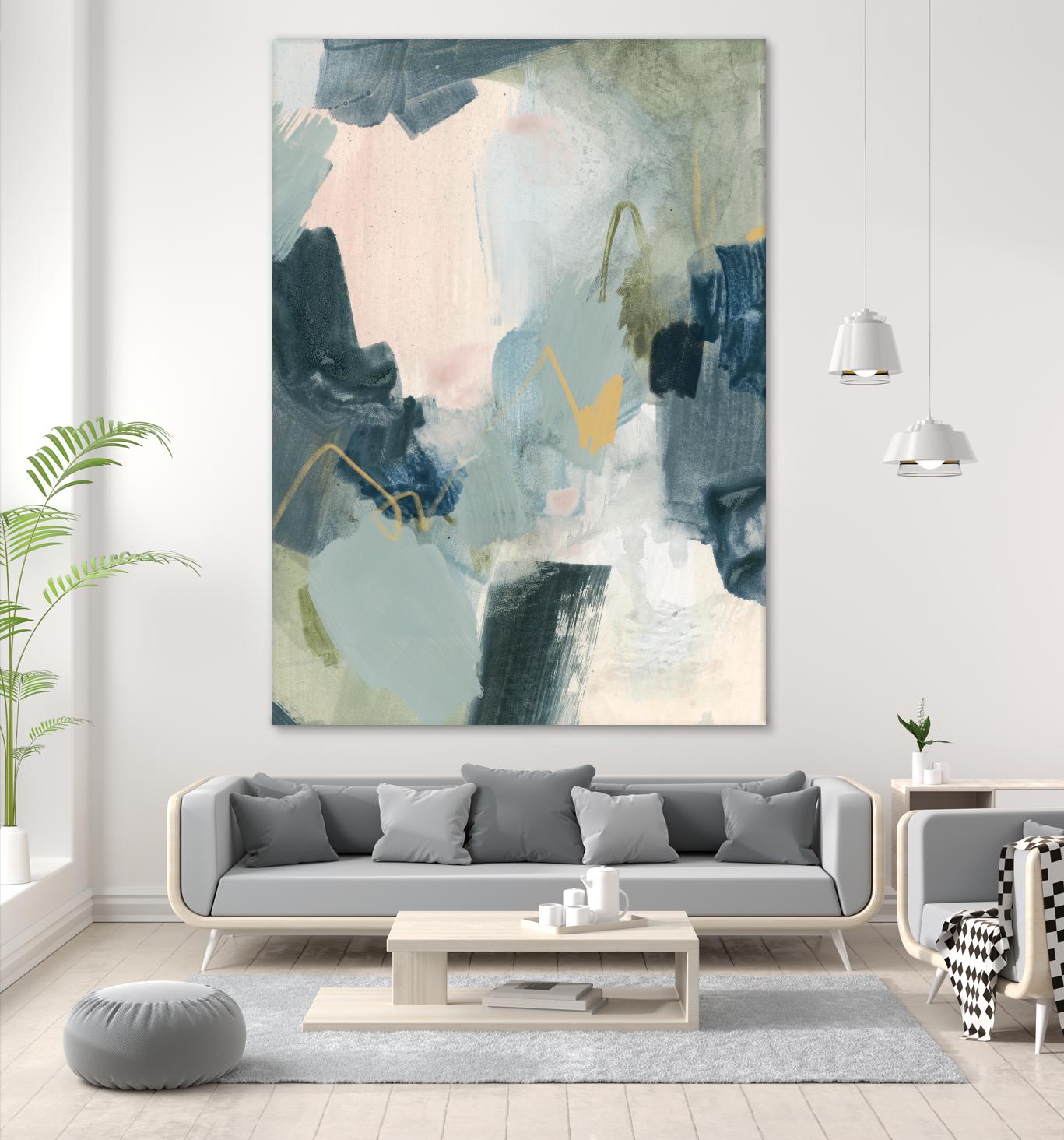Lago II by Victoria Barnes on GIANT ART - gold abstract abstract 