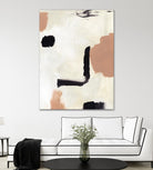 Dialogue I by Victoria Barnes on GIANT ART - beige abstract abstract 
