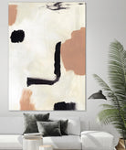 Dialogue I by Victoria Barnes on GIANT ART - beige abstract abstract 