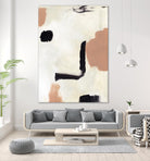 Dialogue I by Victoria Barnes on GIANT ART - beige abstract abstract 