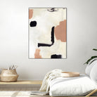 Dialogue I by Victoria Barnes on GIANT ART - beige abstract abstract 