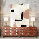 Dialogue I by Victoria Barnes on GIANT ART - beige abstract abstract 