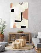 Dialogue I by Victoria Barnes on GIANT ART - beige abstract abstract 