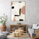 Dialogue I by Victoria Barnes on GIANT ART - beige abstract abstract 