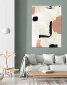 Dialogue I by Victoria Barnes on GIANT ART - beige abstract abstract 