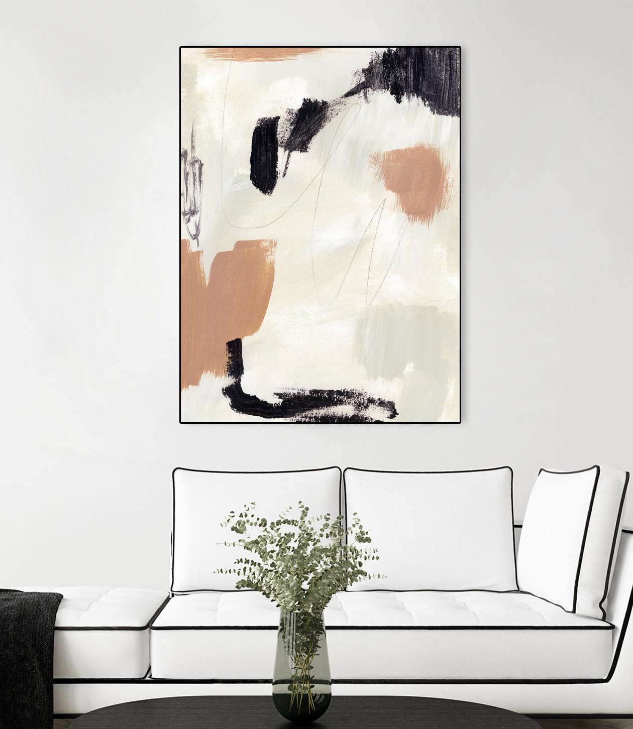 Dialogue II by Victoria Barnes on GIANT ART - grey  abstract abstract