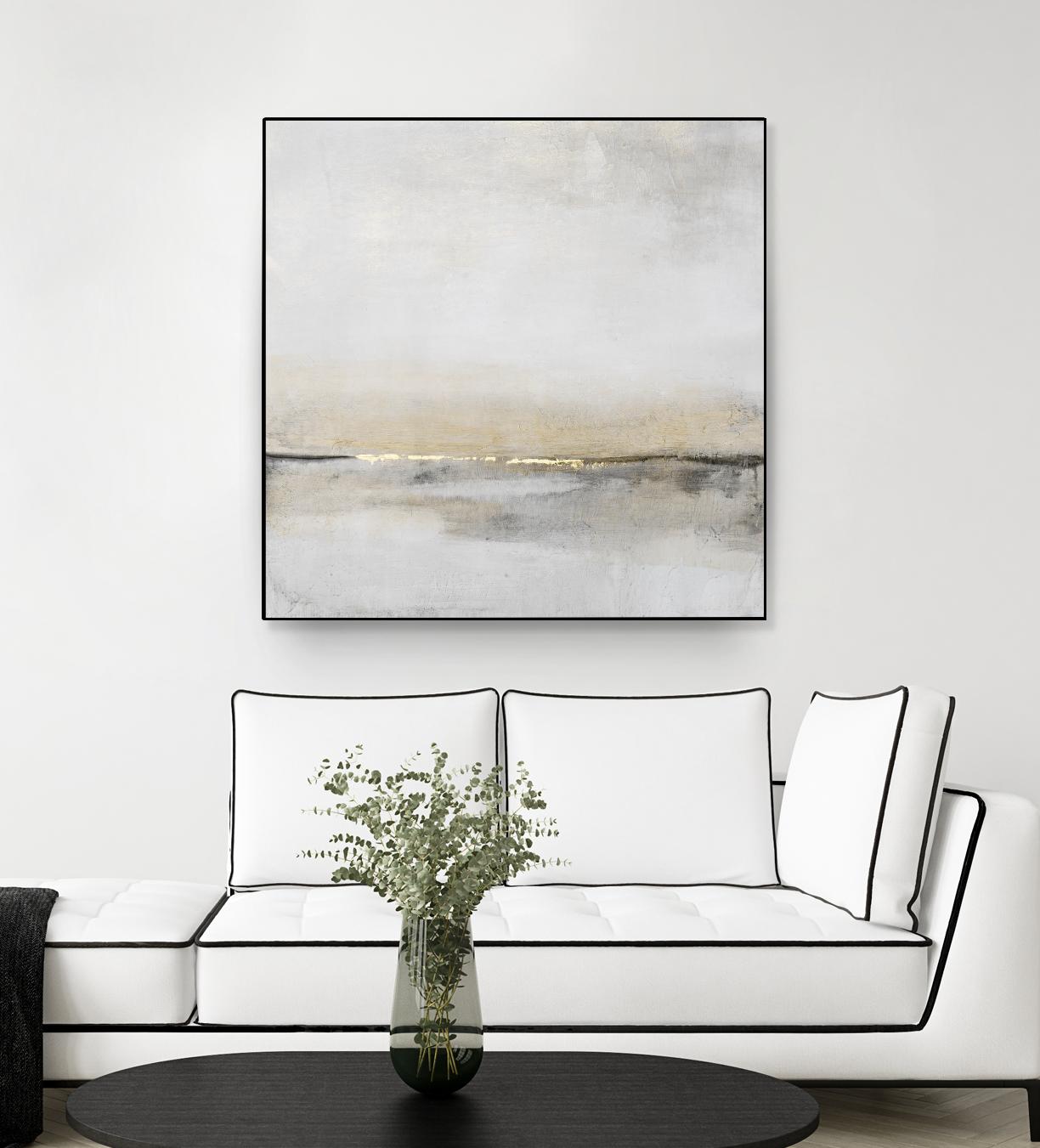 Horizontal Flow I by Tim OToole on GIANT ART - gold abstract abstract