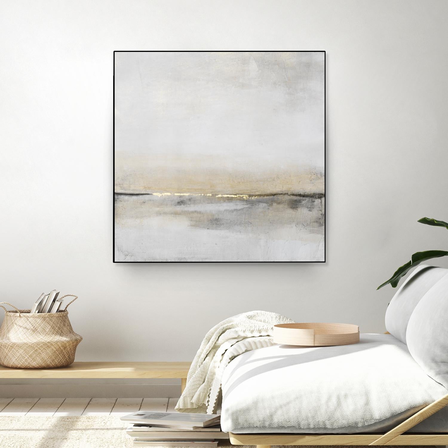 Horizontal Flow I by Tim OToole on GIANT ART - gold abstract abstract