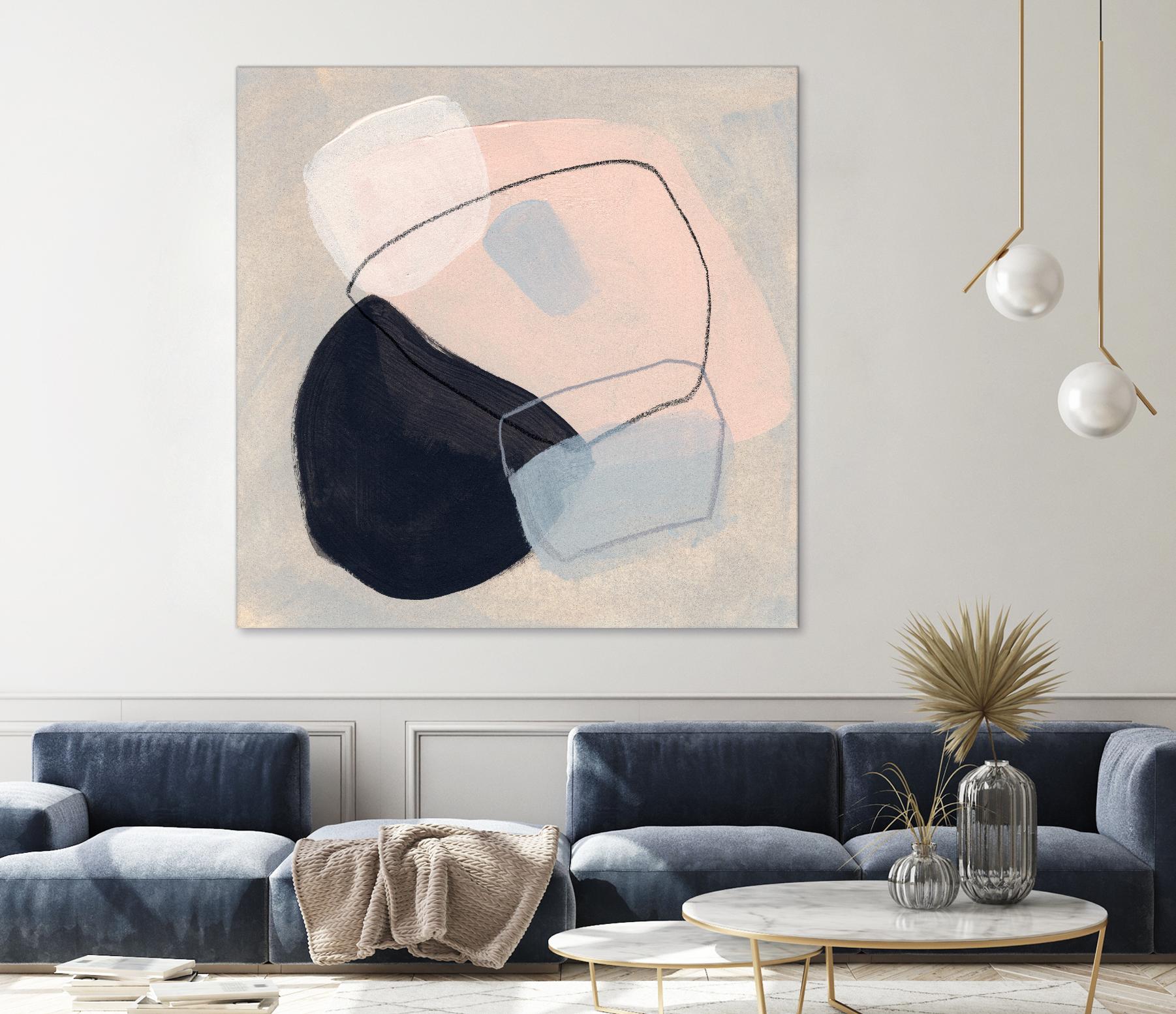 Keystone III by June Vess on GIANT ART - beige abstract abstract