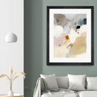 Neutral Scrawl I by Victoria Barnes on GIANT ART - beige abstract abstract