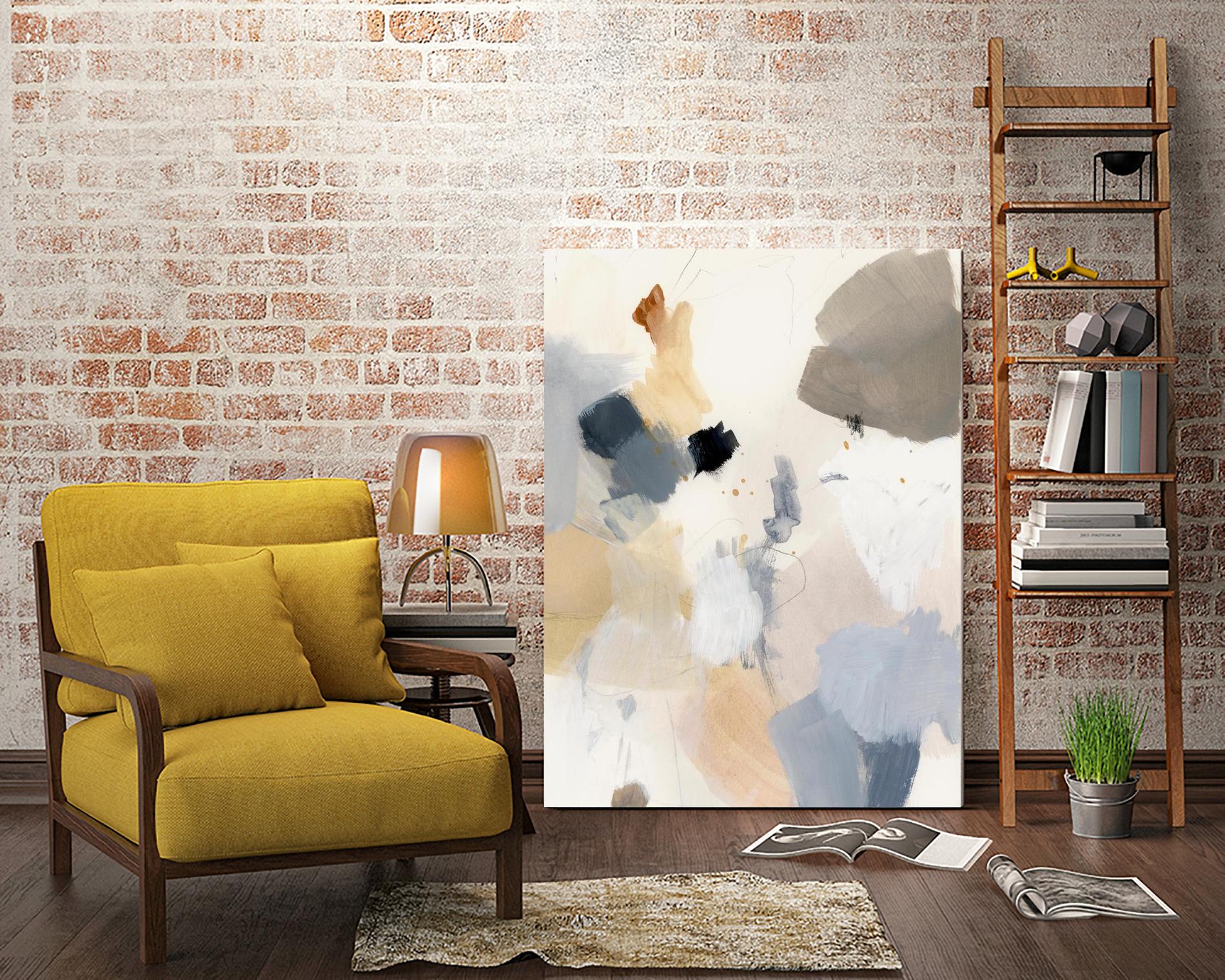 Neutral Scrawl II by Victoria Barnes on GIANT ART - grey  abstract abstract 