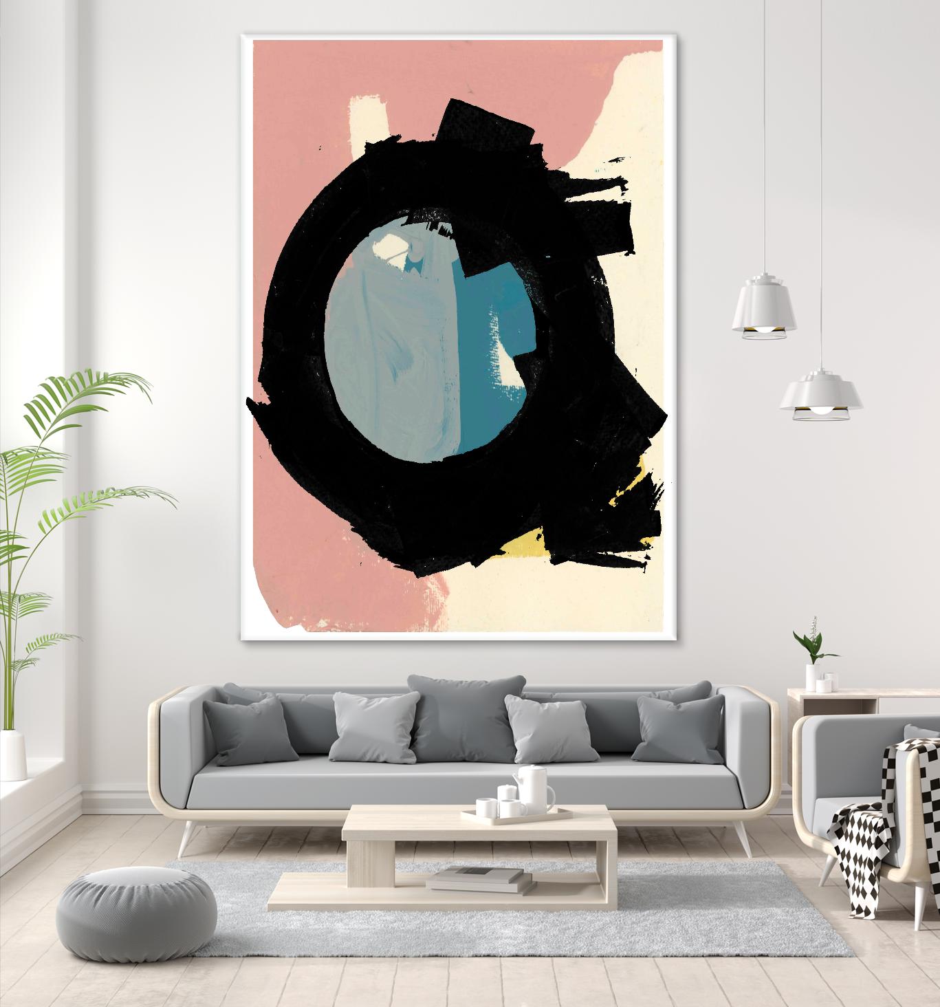 Zen Abstract I by Cartissi on GIANT ART - pink abstract abstract