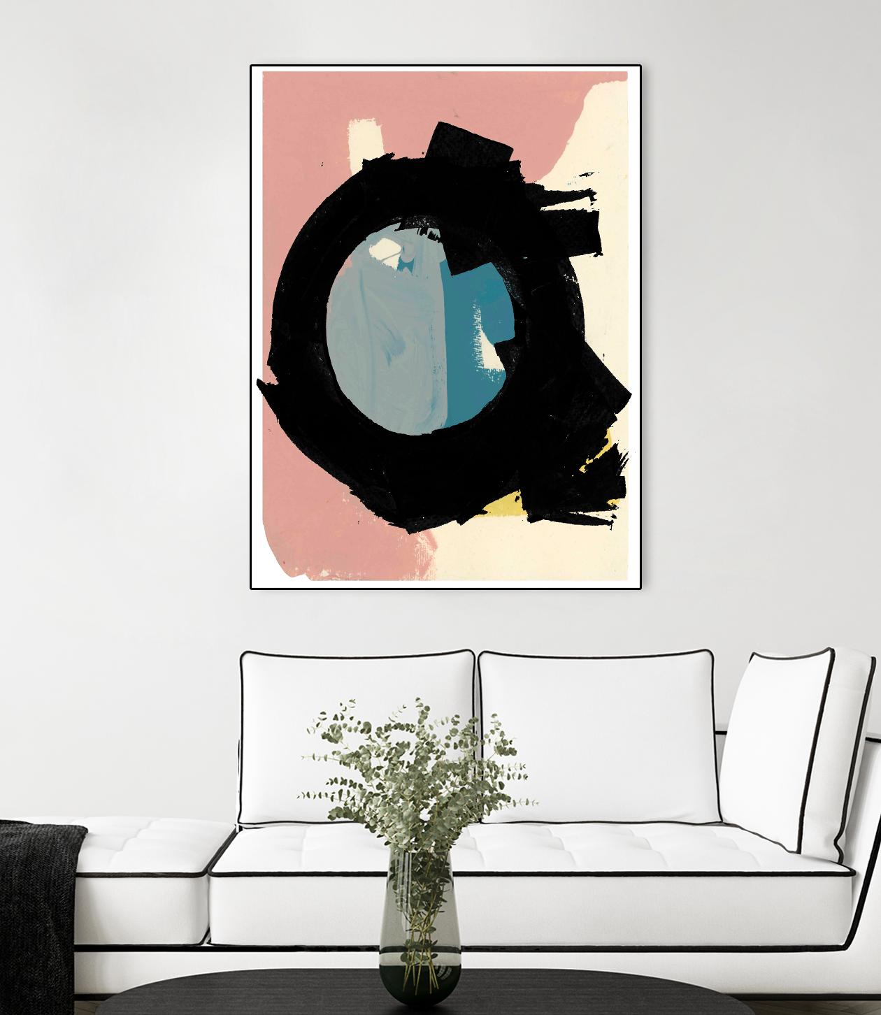 Zen Abstract I by Cartissi on GIANT ART - pink abstract abstract