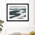 Cutter Island IV by Jacob Green on GIANT ART - green landscapes & seascapes abstract 