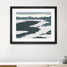 Cutter Island IV by Jacob Green on GIANT ART - green landscapes & seascapes abstract 