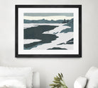Cutter Island IV by Jacob Green on GIANT ART - green landscapes & seascapes abstract 