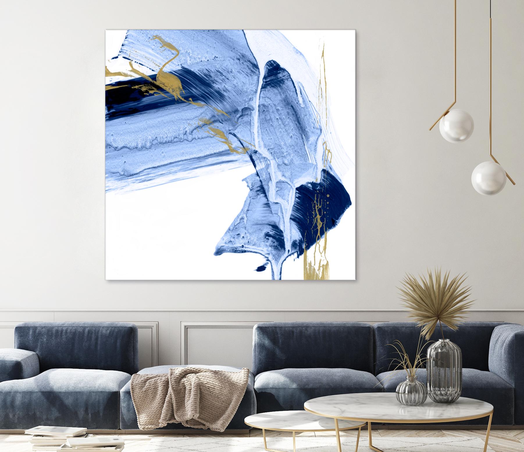 Golden Current I by Ethan Harper on GIANT ART - gold abstract abstract