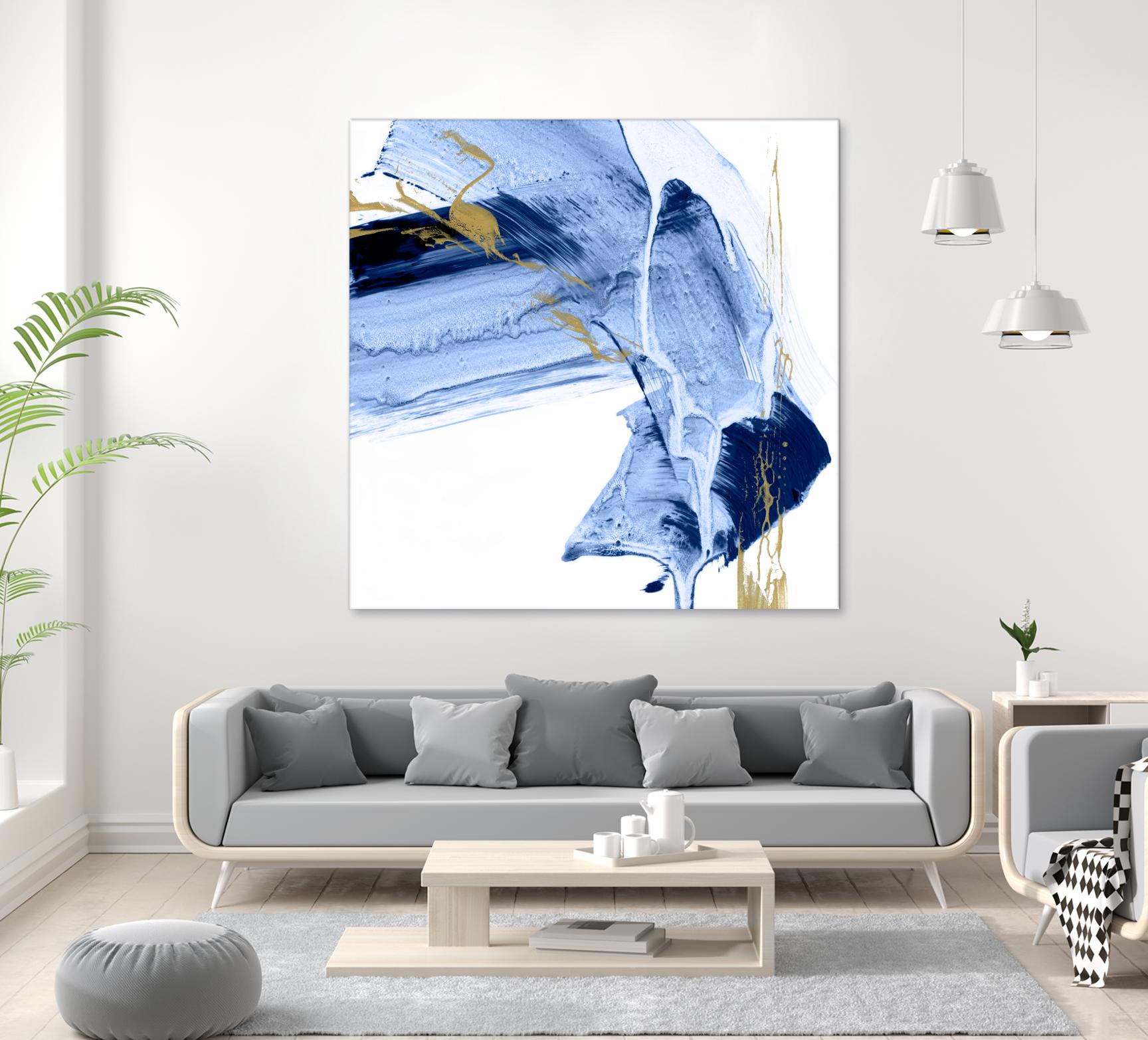 Golden Current I by Ethan Harper on GIANT ART - gold abstract abstract