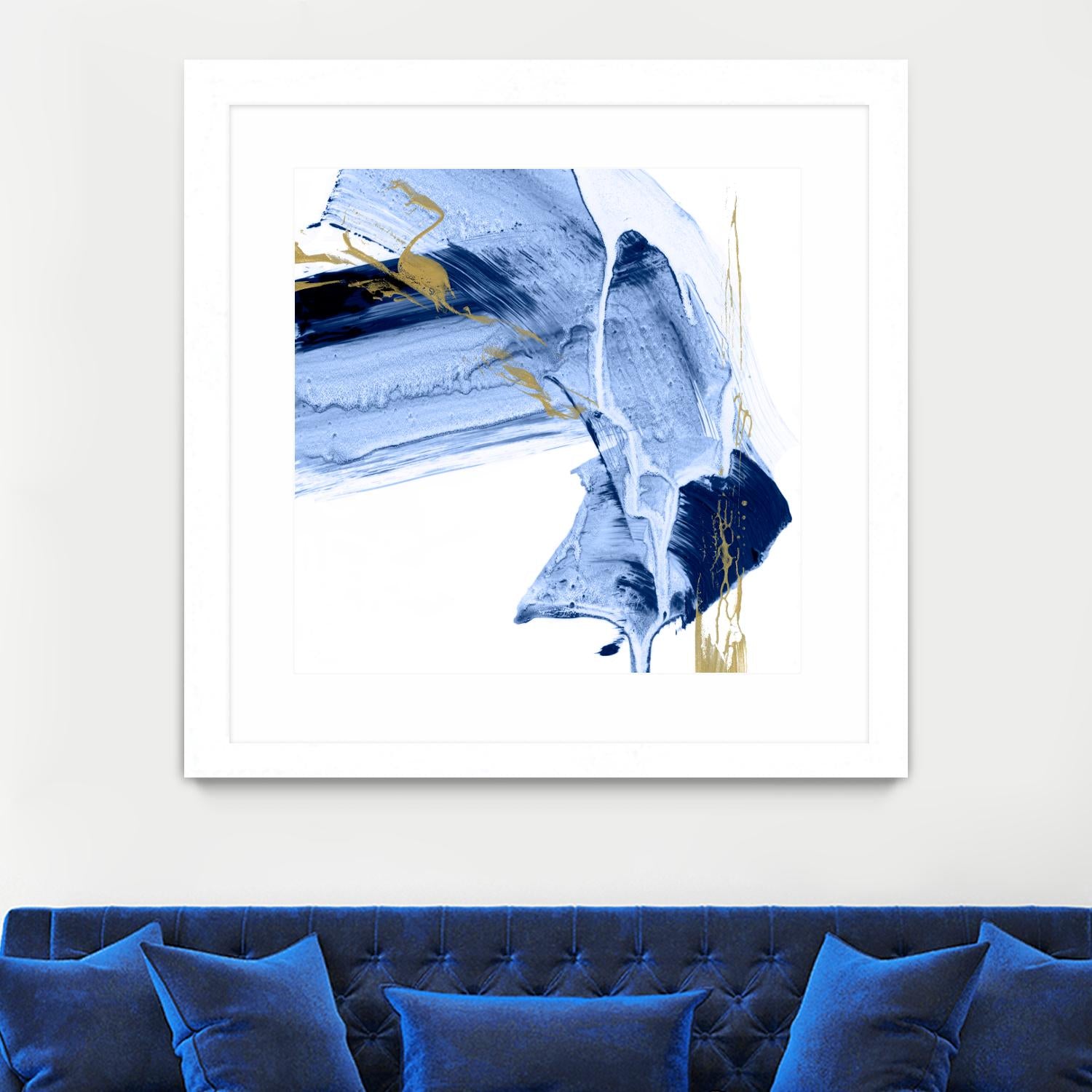 Golden Current I by Ethan Harper on GIANT ART - gold abstract abstract