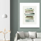 Grass Stains II by Grace Popp on GIANT ART - beige abstract stripe