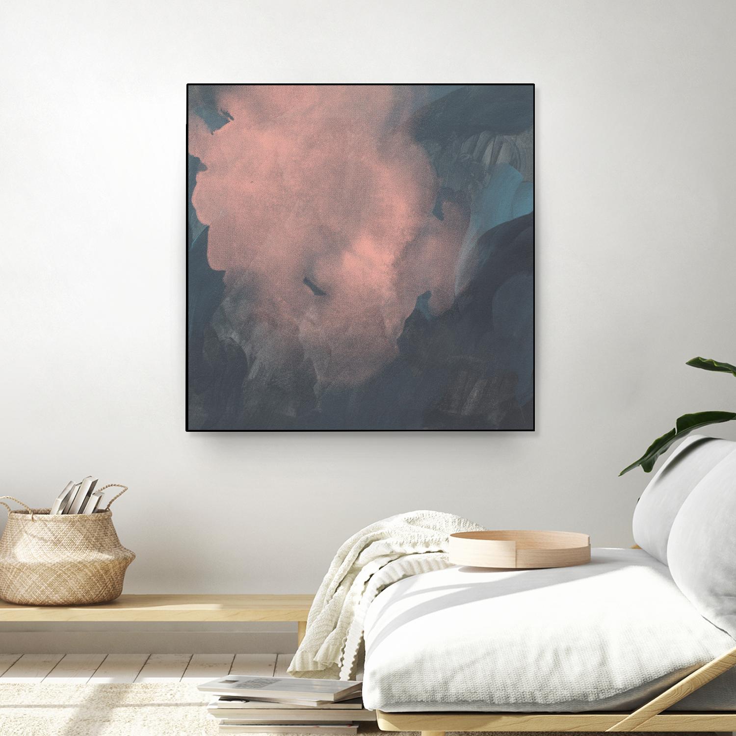Sunset Aura I by Jacob Green on GIANT ART - pink  abstract abstract