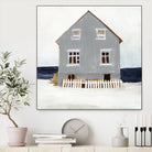 Beach Hut II by Stellar Design Studio on GIANT ART - blue coastal & tropical abstract