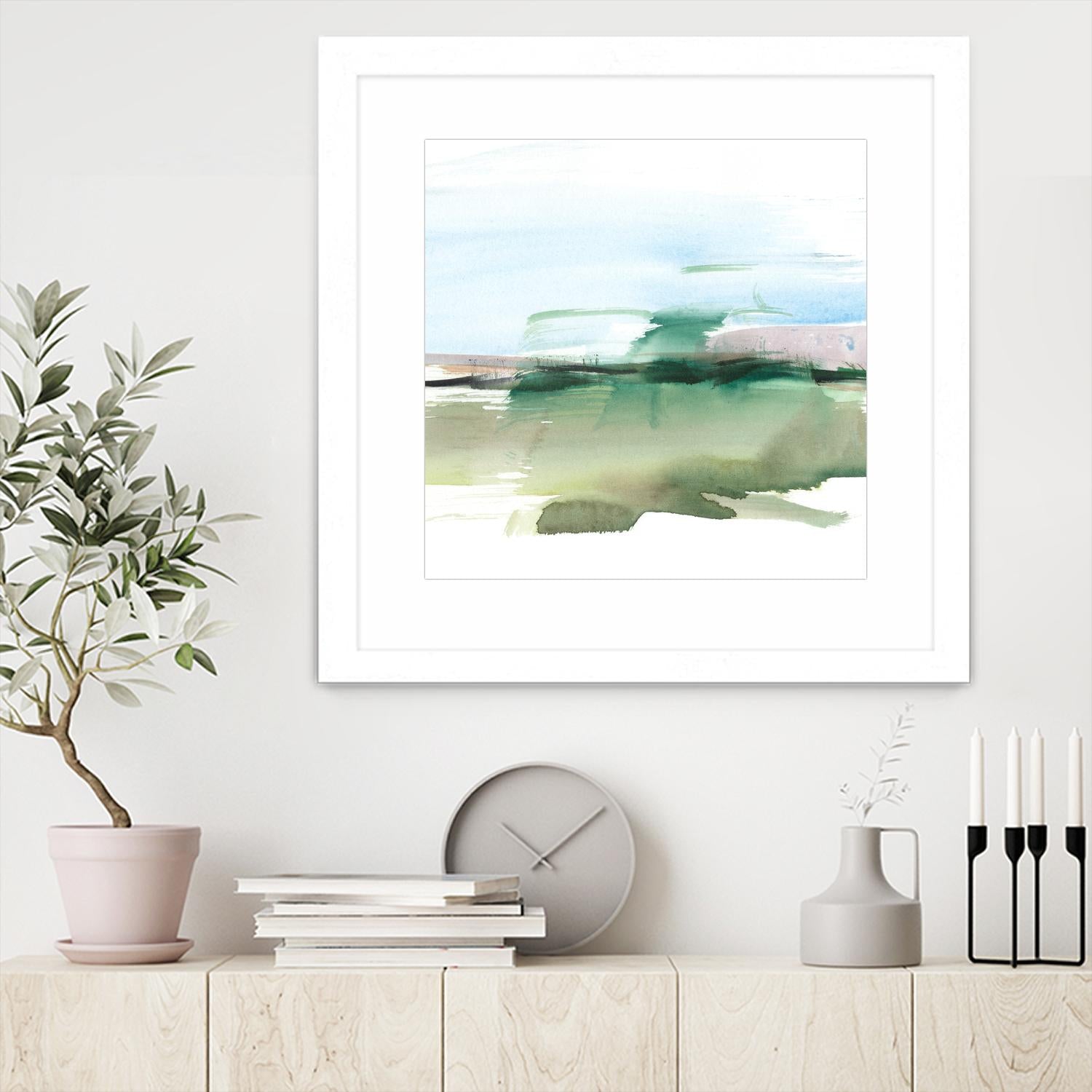 Abstract Wetland II by Ethan Harper on GIANT ART - green abstract abstract 