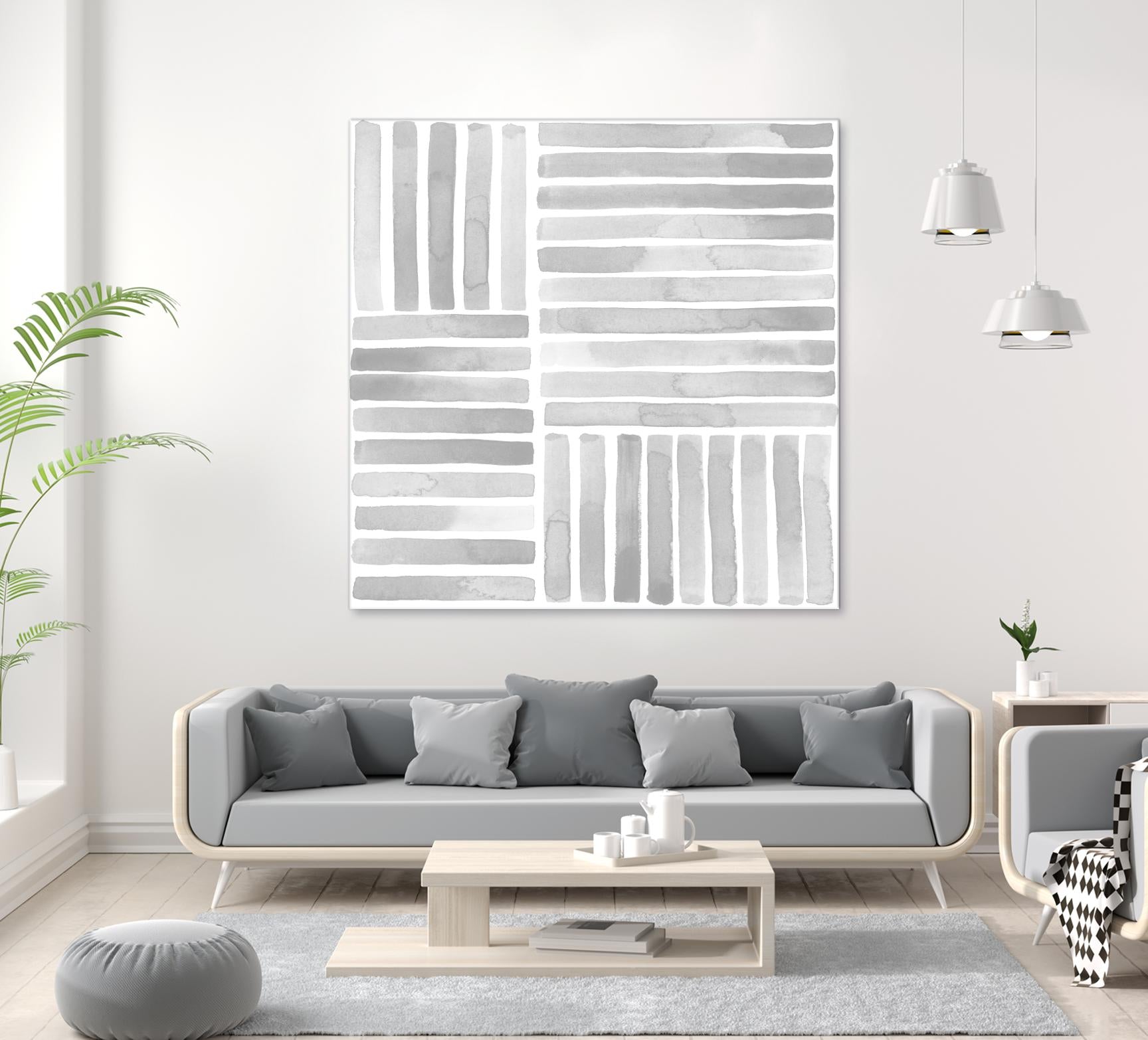 Muted Eccentricities I by Grace Popp on GIANT ART - white abstract