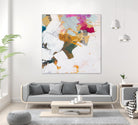 i see you diptych II by Kent Youngstrom on GIANT ART - gold abstract abstract 
