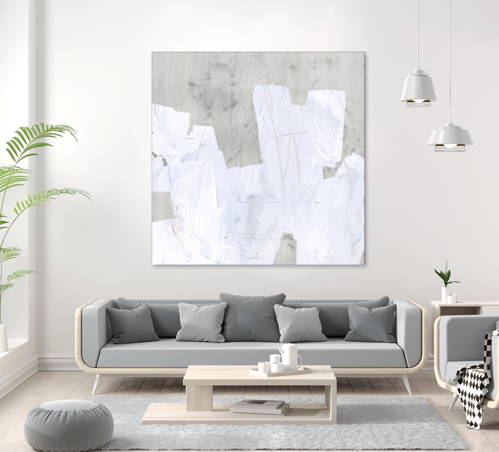 Ice Shield II by June Vess on GIANT ART - white abstract abstract