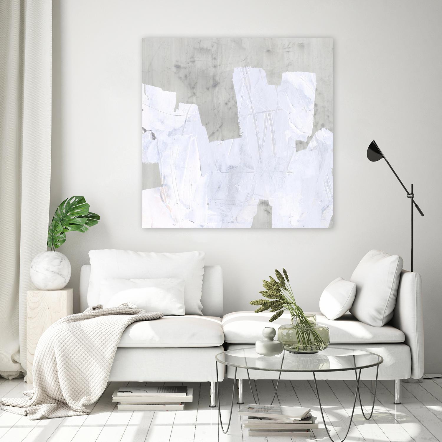 Ice Shield II by June Vess on GIANT ART - white abstract abstract