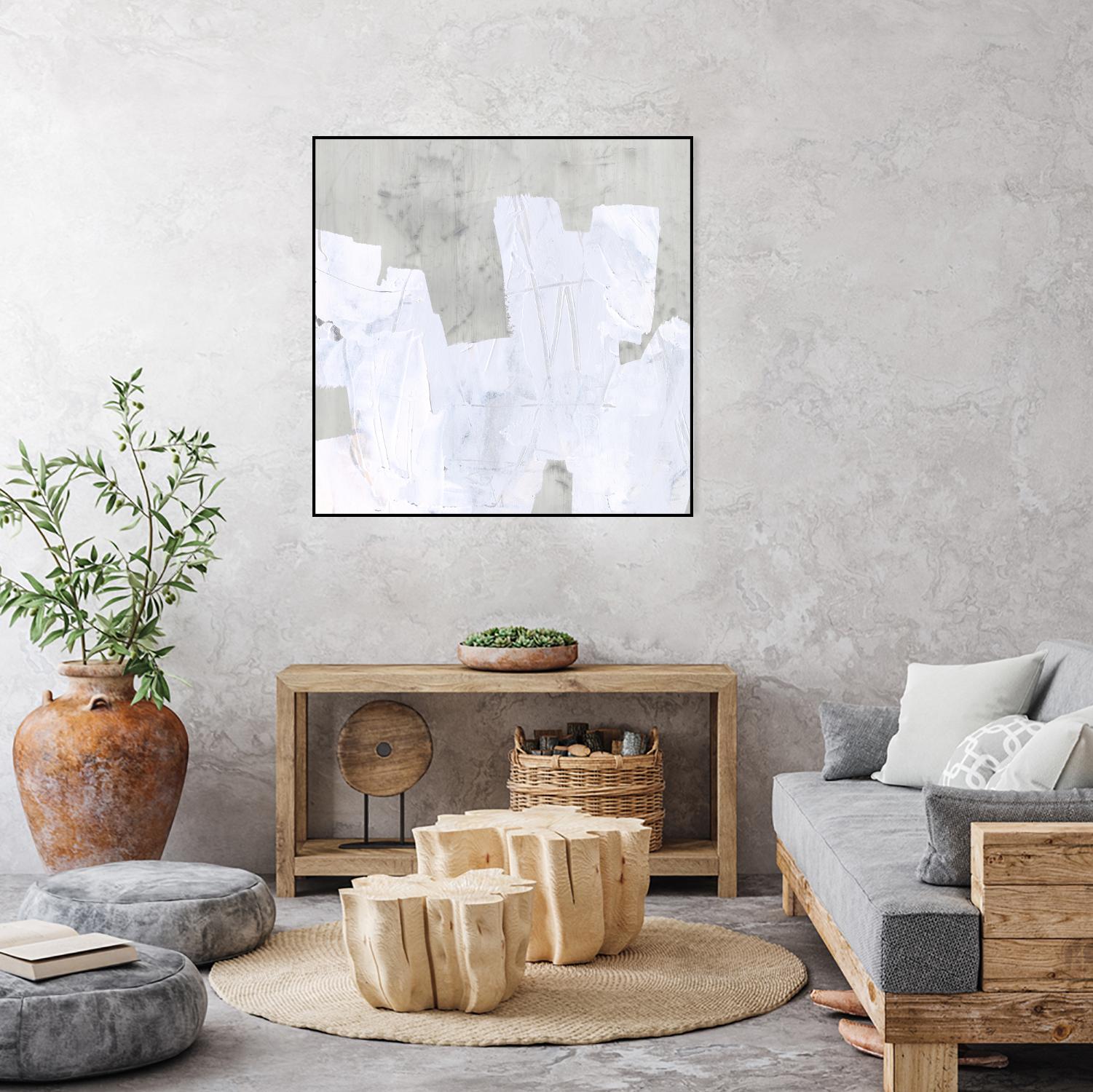 Ice Shield II by June Vess on GIANT ART - white abstract abstract