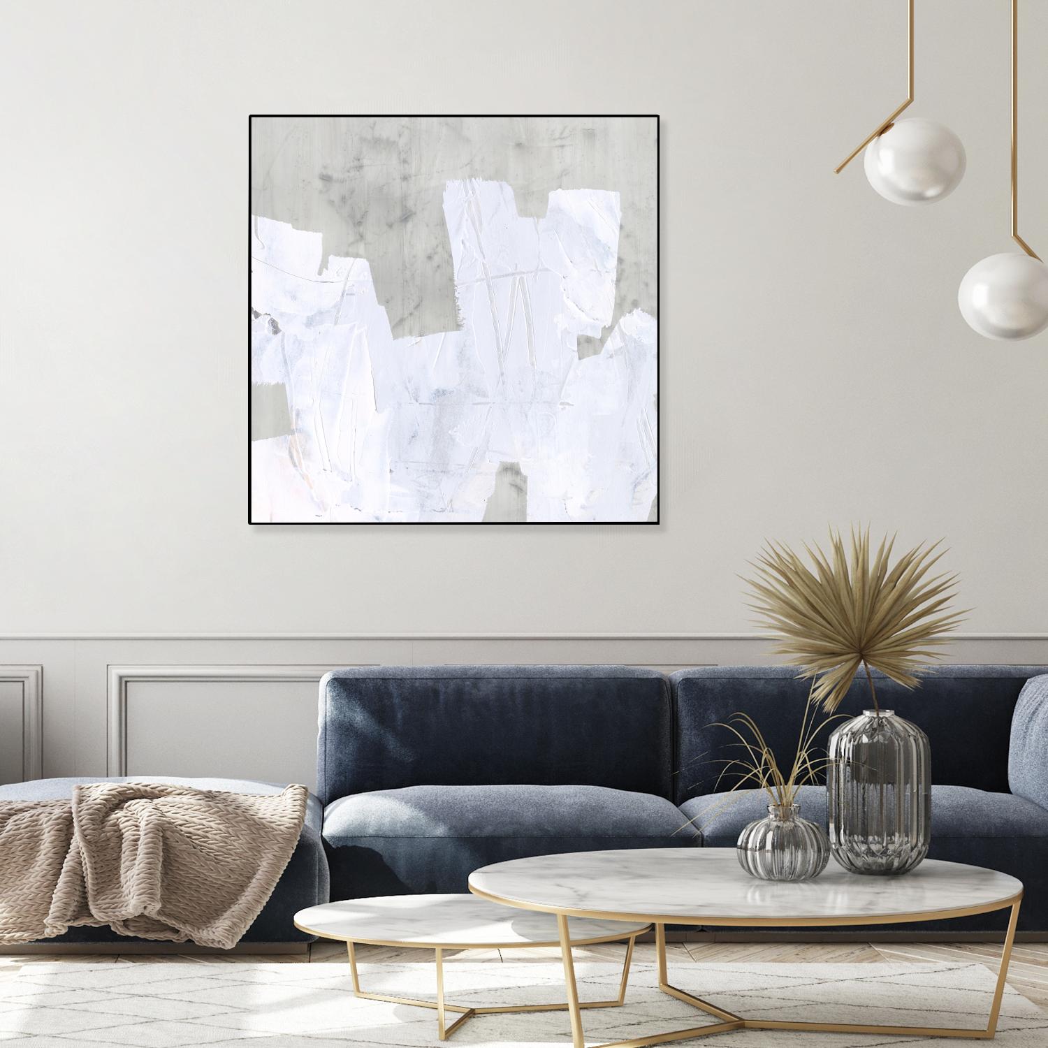 Ice Shield II by June Vess on GIANT ART - white abstract abstract