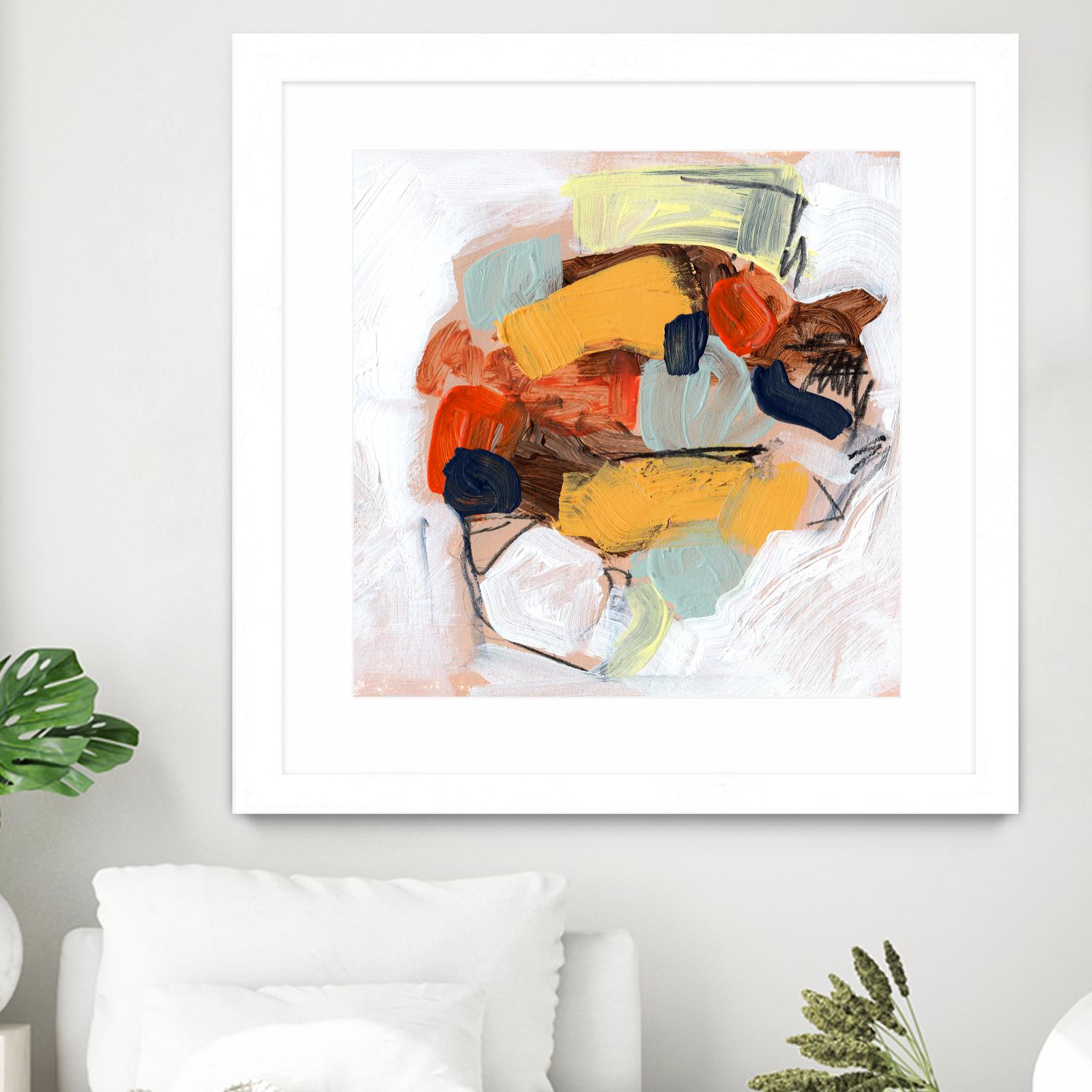 Lunchbox I by Jennifer Parker on GIANT ART - red abstract abstract 