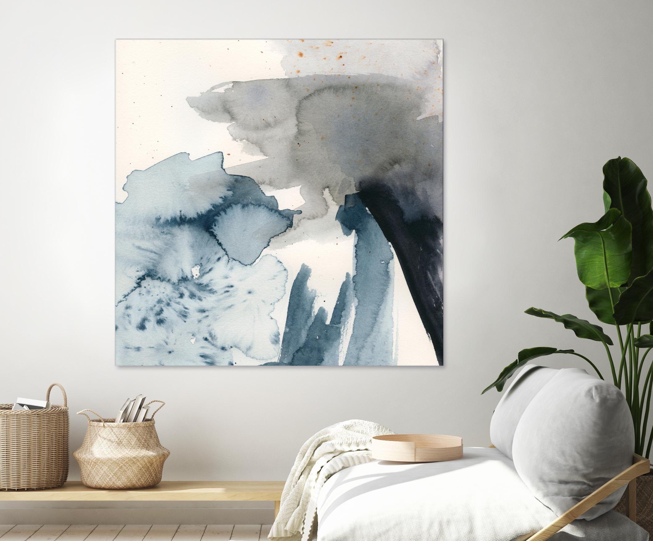Winter Current III by Victoria Barnes on GIANT ART - blue abstract abstract