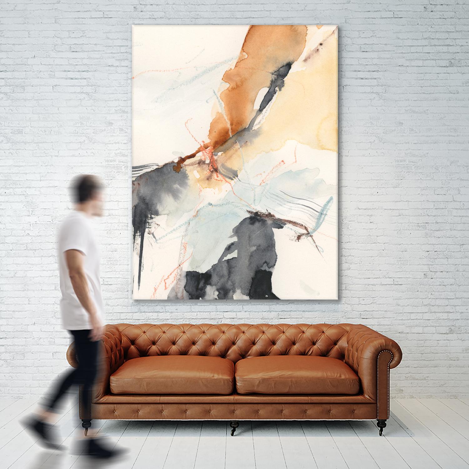 Efflux II by Victoria Borges on GIANT ART - beige abstract abstract 