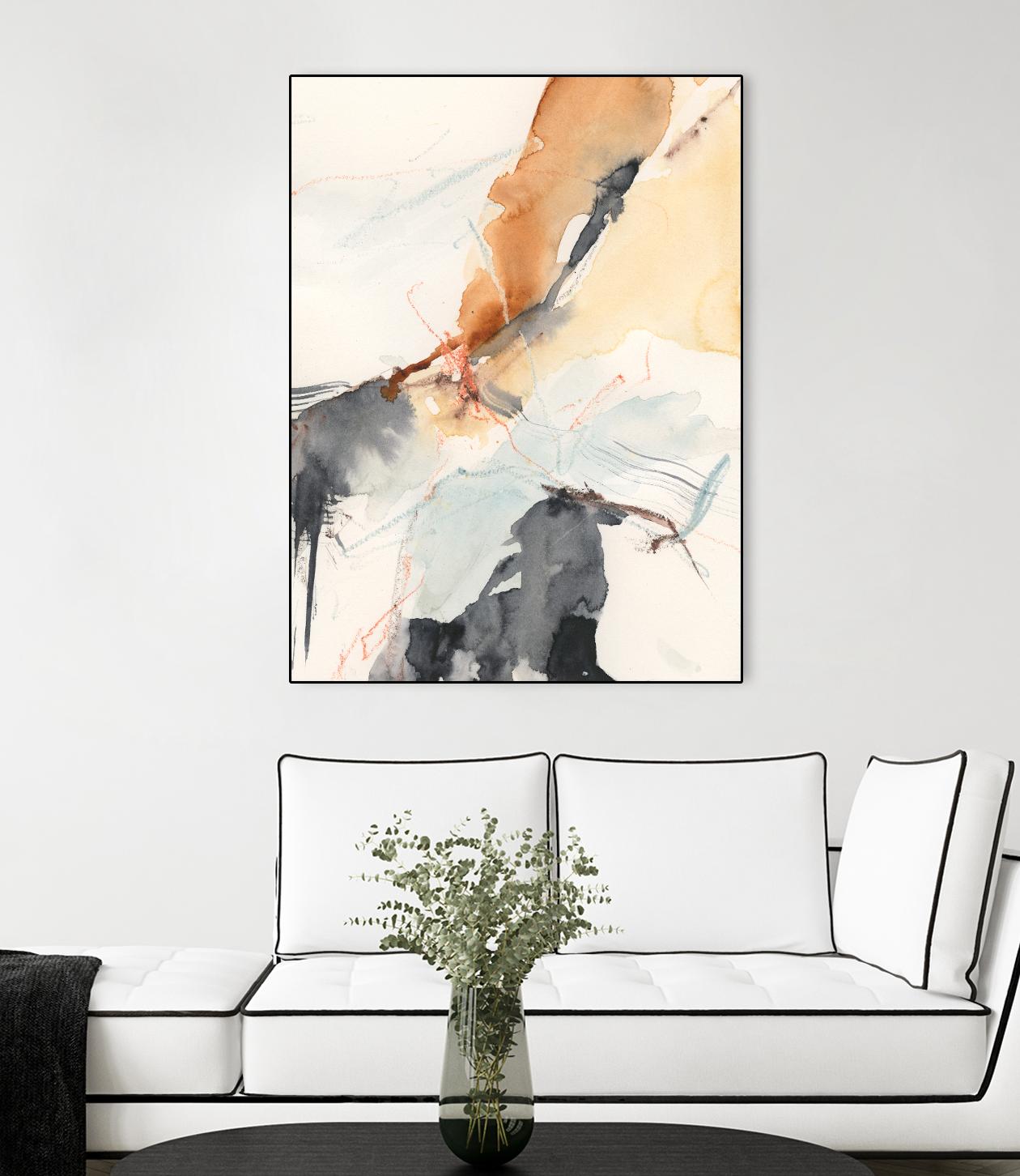 Efflux II by Victoria Borges on GIANT ART - beige abstract abstract 